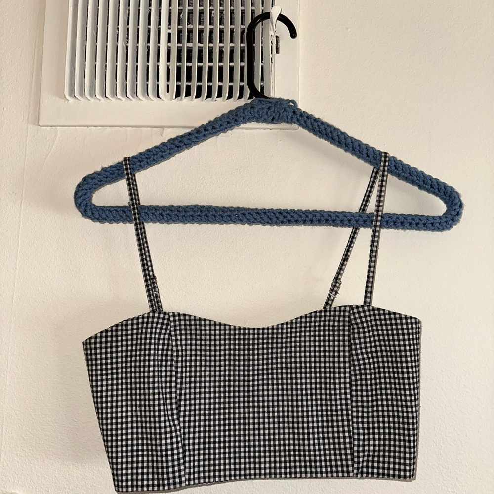 Pacsun gingham Women's crop. Excellent condition